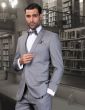 Statement Men's Outlet 3 Piece Ultra Slim Fit Wool Suit - Solid Colors