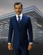 Statement Men's 3 Piece Ultra Slim Fit Wool Suit - Solid Colors