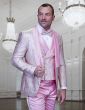 Statement Men's 3 Piece Modern Fit Tuxedo - Tone on Tone