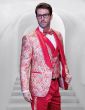 Statement Men's 3 Piece Modern Fit Tuxedo - Tone on Tone