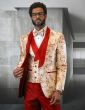 Statement Men's 3 Piece Fashion Tuxedo - Floral Two Tone