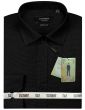Statement Men's Outlet Long Sleeve 100% Cotton Shirt - Pin Dot