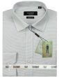 Statement Men's Long Sleeve 100% Cotton Shirt - Pin Dot