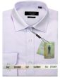 Statement Men's Long Sleeve 100% Cotton Shirt - Pin Dot