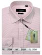 Statement Men's Long Sleeve 100% Cotton Shirt - Pin Dot