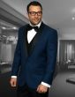 Statement Men's 3 Piece Wool Tuxedo - Stylish Accents
