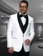 Statement Men's 3 Piece Wool Tuxedo - Stylish Accents