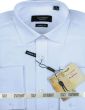 Statement Men's Long Sleeve 100% Cotton Shirt - French Cuff