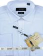 Statement Men's Outlet Long Sleeve 100% Cotton Shirt - French Cuffs