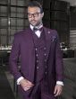 Statement Men's Outlet 100% Wool Suit - Unique Double Breasted Vest