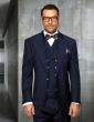 Statement Men's 100% Wool Suit - 10 Button Vest