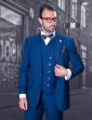 Statement Men's 100% Wool Suit - 10 Button Vest