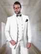 Statement Men's 100% Wool Suit - 10 Button Vest