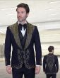 Statement Men's 3 Piece Modern Fit Tuxedo - Rhinestone Accents