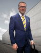 Statement Men's Outlet 2 Piece 100% Wool Fashion Suit - Wide Peak Lapel