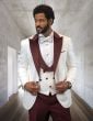Statement Men's 3 Piece Fashion Tuxedo - Bold Accents