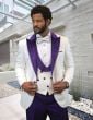 Statement Men's 3 Piece Fashion Tuxedo - Bold Accents