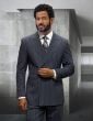 Statement Men's Outlet 2 Piece 100% Wool Fashion Suit - Pinstripe