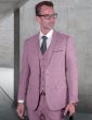 Statement Men's 3 Piece 100% Wool Executive Suit - Slim Fit