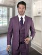 Statement Men's 3 Piece 100% Wool Executive Suit - Slim Fit