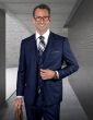 Statement Men's 3 Piece 100% Wool Executive Suit - Slim Fit