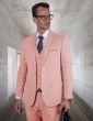 Statement Men's 3 Piece 100% Wool Executive Suit - Slim Fit
