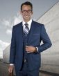 Statement Men's 3 Piece 100% Wool Executive Suit - Slim Fit