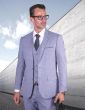 Statement Men's 3 Piece 100% Wool Executive Suit - Slim Fit