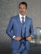 Statement Men's 3 Piece 100% Wool Executive Suit - Slim Fit