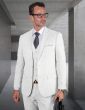 Statement Men's 3 Piece 100% Wool Executive Suit - Slim Fit