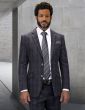 Statement Men's 2 Piece Big and Tall 100% Wool Fashion Suit - Bold Plaid