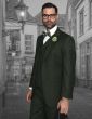 Statement Men's 3 Piece Wool Outlet Suit - Elegant Solid