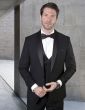 Statement Men's 3 Piece Wool Tuxedo - Classic Tuxedo