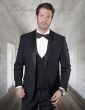 Statement Men's 3 Piece Wool Tuxedo - Classic Tuxedo
