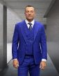 Statement Men's 100% Wool 3 Piece Suit - Luxurious Windowpane