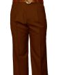 Statement Men's Dress Pants - Solid Pleated Slacks