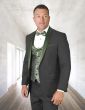 Statement Men's 3 Piece Wool Tuxedo - Fashion Vest