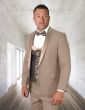 Statement Men's 3 Piece Wool Tuxedo - Fashion Vest