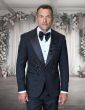 Statement Men's 2 Piece Modern Fit Tuxedo - Floral Appliqué