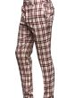 Statement Men's Slim Fit Pants - Vibrant Plaid