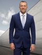 Statement Men's 100% Wool 2 Piece Suit - Thin Windowpane