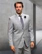 Statement Men's 100% Wool 2 Piece Suit - Layered Patterns