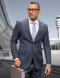 Statement Men's 100% Wool 2 Piece Suit - Layered Patterns