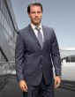 Statement Men's 100% Wool 2 Piece Suit - Classic Windowpane