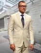 Statement Men's 100% Wool 2 Piece Suit - Classic Windowpane