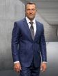Statement Men's 100% Wool 2 Piece Suit - Double Lined Windowpane