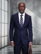 Midnight Suit Mens 2 Piece Suits Wide Peak Lapel Suit Mens Suits