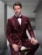 Statement Men's 2 Piece Modern Fit Lace Tuxedo - Side Trim Pants