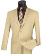 CCO Men's 2 Piece Poplin Outlet Suit - Slim Fit