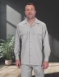 Statement Men's 2 Piece 100% Wool Walking Suit - Pleated Wide Leg Pants